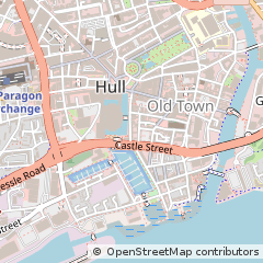 Map of Kingston Upon Hull, East Yorkshire