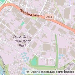 Map of Leeds, West Yorkshire