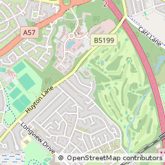 Map of Huyton, Liverpool