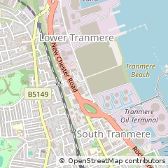Map of Birkenhead, Merseyside