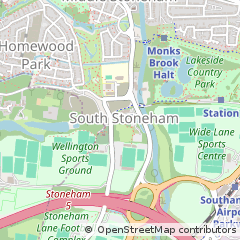 Map of Eastleigh, Hampshire