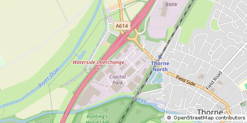 Map of Doncaster