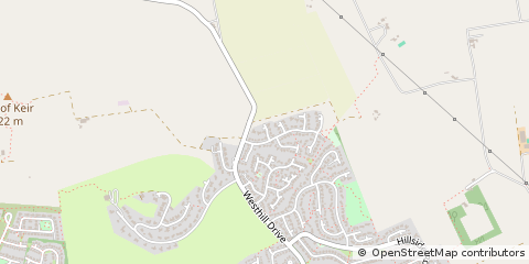 Map of Westhill, Aberdeenshire
