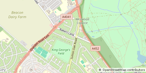 Map of Sutton Coldfield