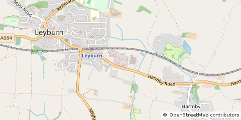Map of Leyburn, North Yorkshire