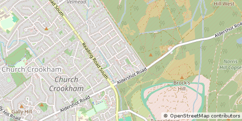Map of Fleet, Hampshire