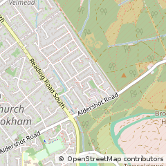 Map of Fleet, Hampshire