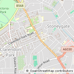 Map of Leicester