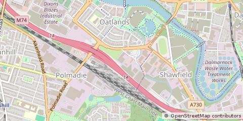 Map of Glasgow