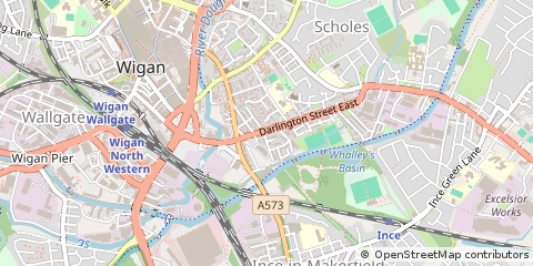Map of Lancashire