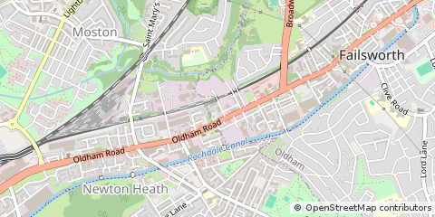 Map of Manchester