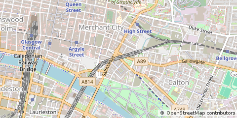 Map of Glasgow
