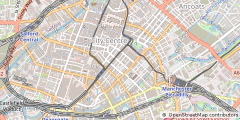 Map of Manchester