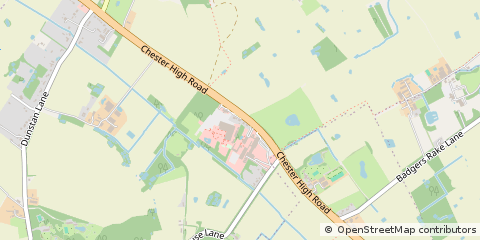 Map of Burton, South Wirral