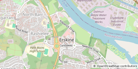 Map of Erskine