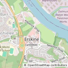 Map of Erskine