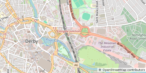 Map of Derby