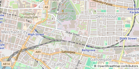 Map of Glasgow