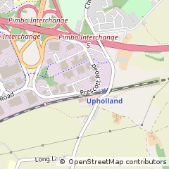 Map of Skelmersdale, Lancashire