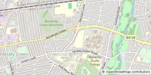 Map of Birmingham, West Midlands