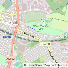 Map of Sheffield