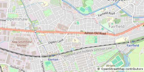 Map of Manchester