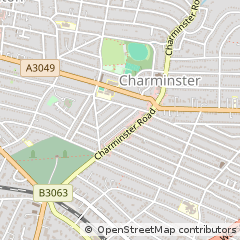Map of Bournemouth, Dorset