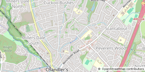 Map of Eastleigh