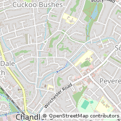 Map of Eastleigh