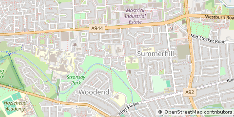 Map of Aberdeen