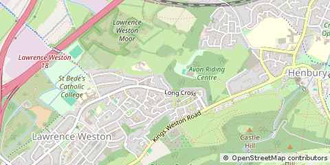 Map of Bristol, Avon
