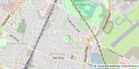 Map of Cambridge, Cambridgeshire