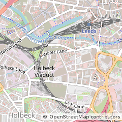 Map of Leeds, West Yorkshire