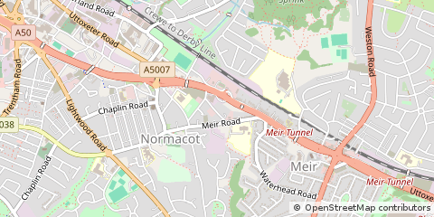 Map of Stoke-on-Trent