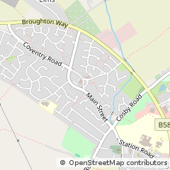 Map of Leicester, Leicestershire