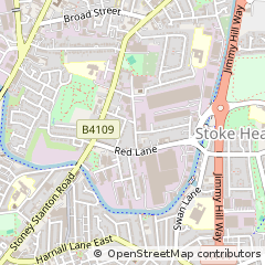 Map of Coventry, West Midlands
