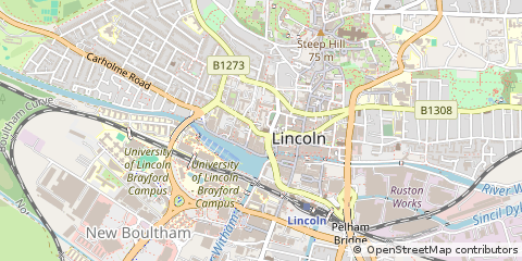 Map of Lincoln