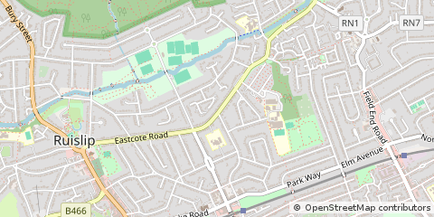 Map of Ruislip