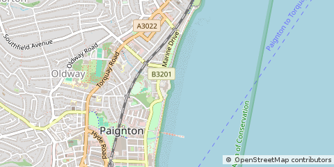 Map of Paignton