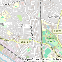 Map of Wigan, Lancs
