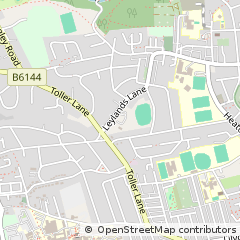Map of Bradford, West Yorkshire