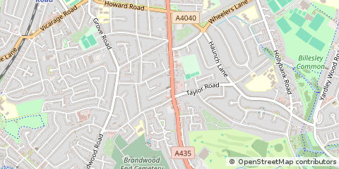 Map of Birmingham