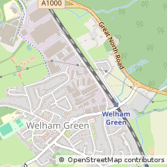 Map of Hatfield, Hertfordshire