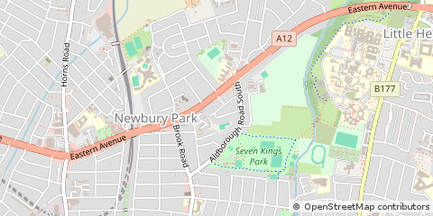 Map of Ilford