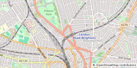 Map of Brighton