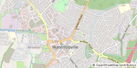Map of Waterlooville, Hampshire