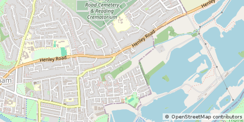 Map of Reading, Berkshire