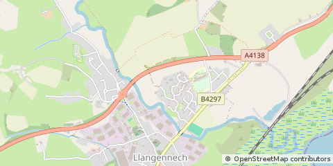 Map of Llanelli