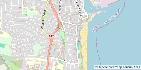 Map of Great Yarmouth