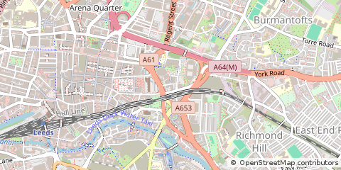 Map of Leeds